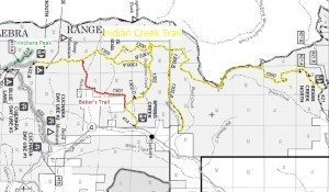Cuchara Recreation Area Trail Map