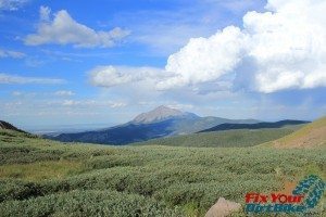 Cuchara Recreation Area Trinchera Peak Distant Peak South