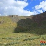 Cuchara Recreation Area Trinchera Peak Mountaindside Shadow South