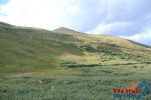 Cuchara Recreation Area Trinchera Peak Mountainside Trail Uphill