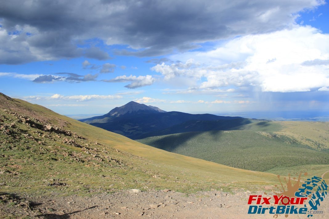 Ride Report: Cuchara Recreation Area – Aug 20th, 2014 Cuchara Recreation Area Trinchera Peak Trail Top View South Peak
