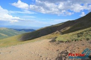 Cuchara Recreation Area Trinchera Peak Trail Top Mountainside