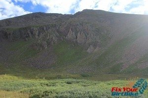 Cuchara Recreation Area Trinchera Peak Mountainside Shadow West