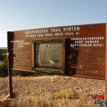 Independence trail sign