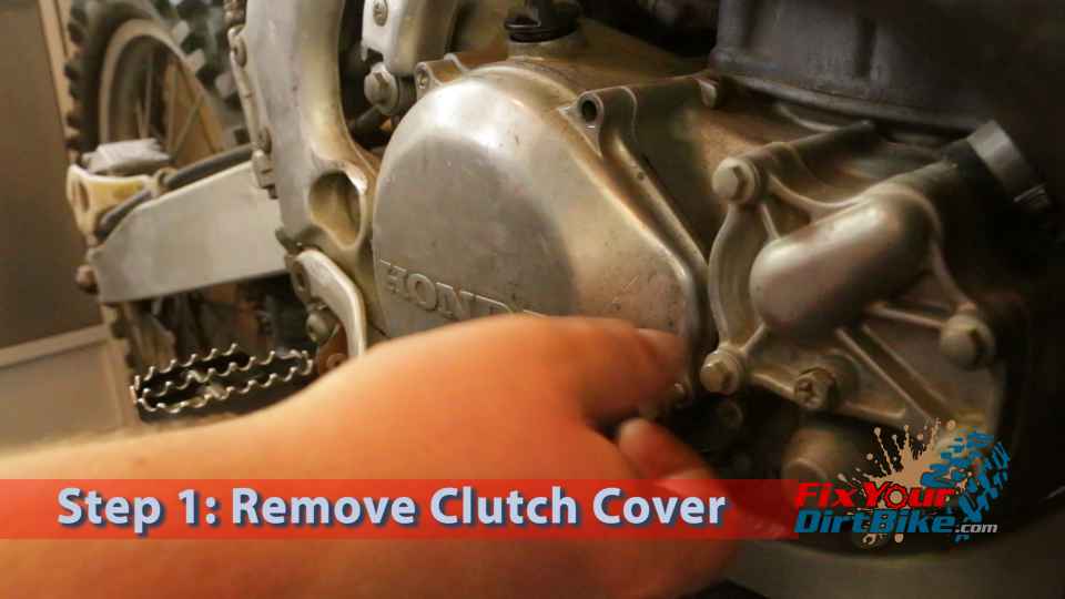 Step 1: Remove the outer clutch cover