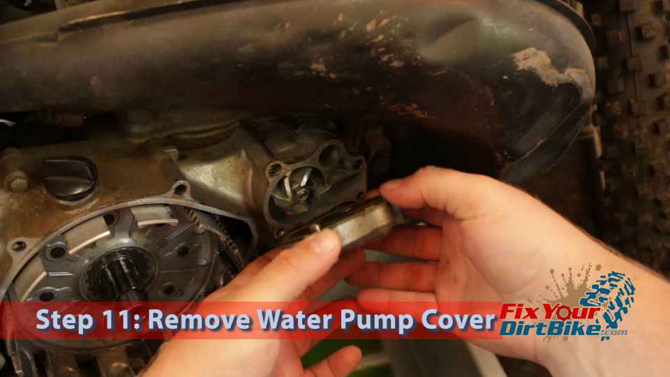 Step 11.1 Remove Water Pump cover
