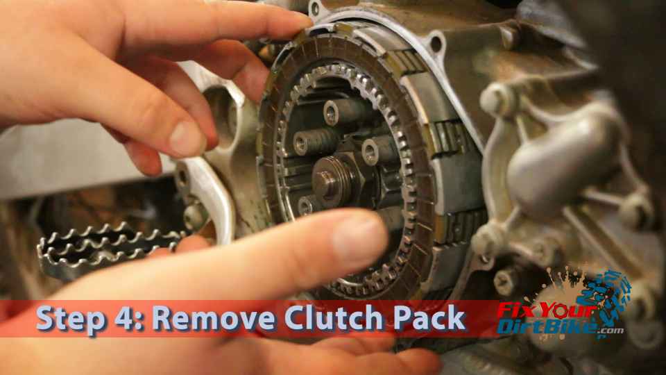 Step 4: Remove the clutch pack