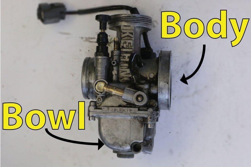 2-Stroke Carb Body And Bowl