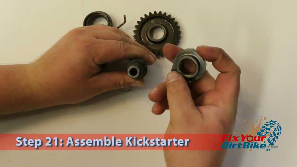 Step 21: Assemble the kickstarter.