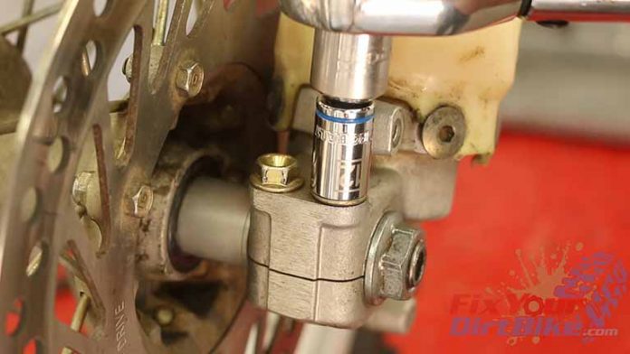 How To Remove & Install The Front Wheel On Your Dirt Bike | FYDB