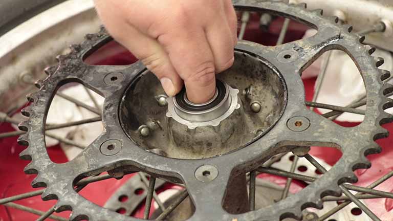 If your bearings do slip into the bore, you will need to replace your hub.