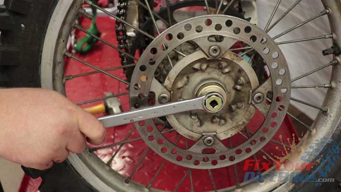 How To Change The Rear Wheel Bearings On Your Dirt Bike | FYDB