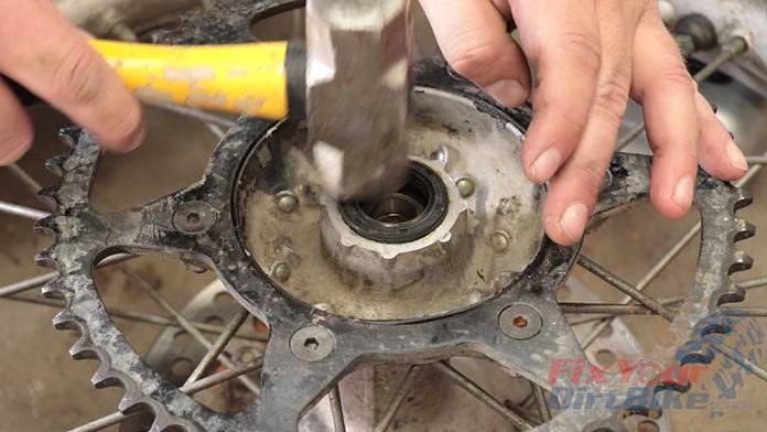 How To Change The Rear Wheel Bearings On Your Dirt Bike | FYDB