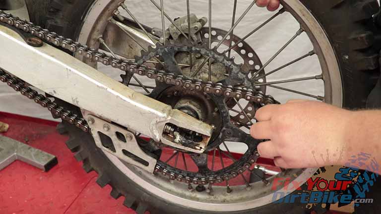 Step 7 - Remove The Chain From Sprocket