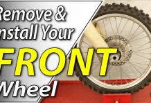 Video: How To Remove & Install The Front Wheel On Your Dirt Bike