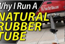 Video: Why I Use A Natural Rubber Tube On My Dirt Bike