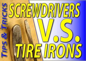 How To Change Your Dirt Bike Tire - Screwdrivers vs Tire Irons -