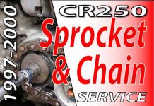 1997-2001 Honda CR250 – Sprocket & Drive Chain Maintenance 1997 - 2001 Honda CR250 -Sprocket & Chain Service