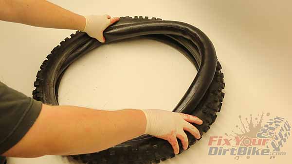 6 - Place Your Greased Tube In The Tire