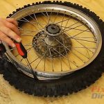 Step 24 – Begin Working Bead Onto Rim