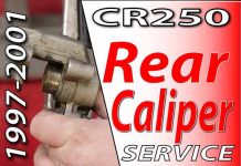 1997-2001 Honda CR250 – Rear Caliper Service 1997 - 2001 Honda CR250 - Brakes - Rear Caliper Service