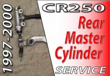 1997-2001 Honda CR250 – Rear Master Cylinder Service 1997 - 2001 Honda Cr250 - Brakes - Rear Master Cylinder Featured
