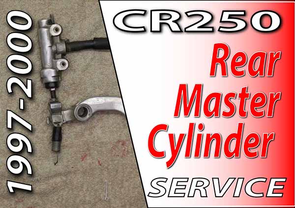 1997 - 2001 Honda Cr250 - Brakes - Rear Master Cylinder Featured