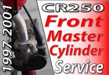 1997-2001 Honda CR250 – Front Master Cylinder Service 1997 - 2001 Honda CR250 - Front Master Cylinder Service