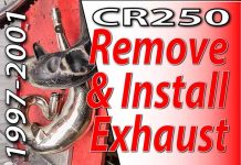 1997-2001 Honda CR250 – Remove & Install External Exhaust System 1997 -2001 Honda CR250 - External Exhaust System Featured Image