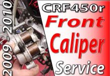 2009-2010 Honda CRF450R – Front Caliper Service 2009 - 2010 Honda CRF4504 - Brakes - Front Caliper Service