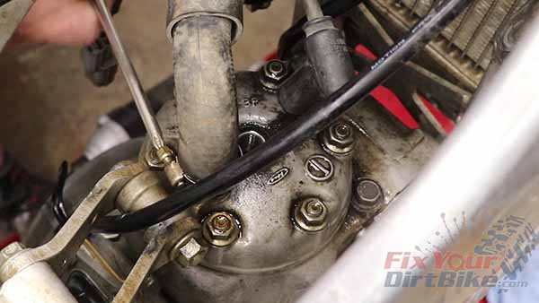 Top End Service - Part 1 - Cylinder Head Removal - Coolant Hose