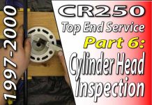 1997-2001 Honda CR250 – Top End Service – Part 6: Cylinder Head Inspection 1997 - 2001 Honda CR250 - Top End Service - Part 6 - Cylinder Head Inspection