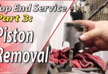 Video: 1997-2001 Honda CR250 – Top End Service – Part 3: Piston Removal