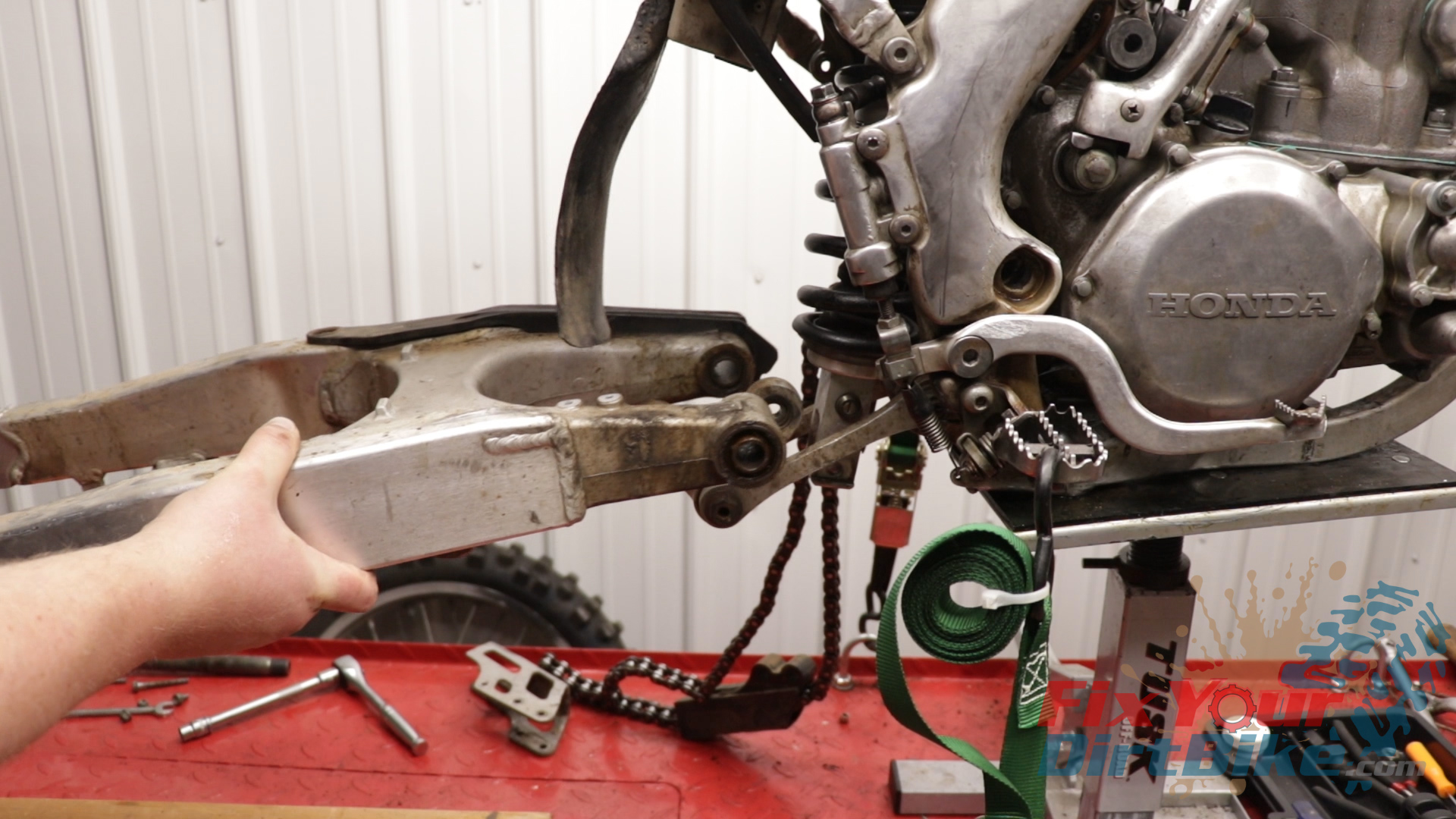 9 - Remove Swingarm From Frame