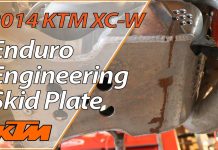 Video: 2014 KTM 300 XC-W – Enduro Engineering Skid Plate Install & Review