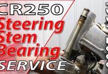 Video: 1997-2001 Honda CR250 Steering Stem Bearing Service
