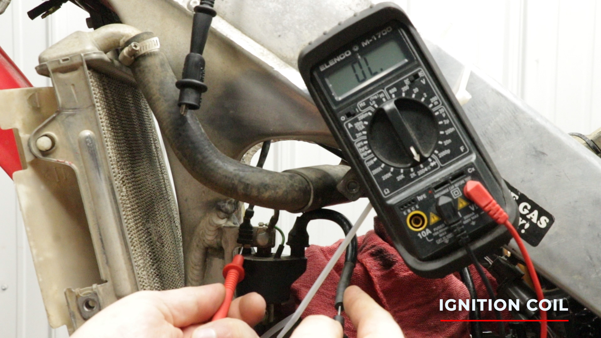 Measure The Secondary Coil Resistance Between The Primary Terminal And Plug Wire