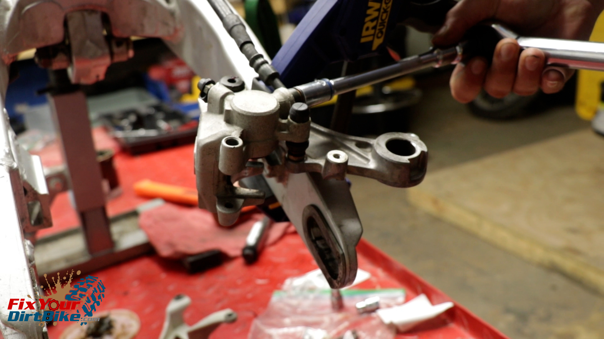 94-01 Yamaha YZ125 - Rear Brake Caliper Rebuild | Fix Your Dirt Bike