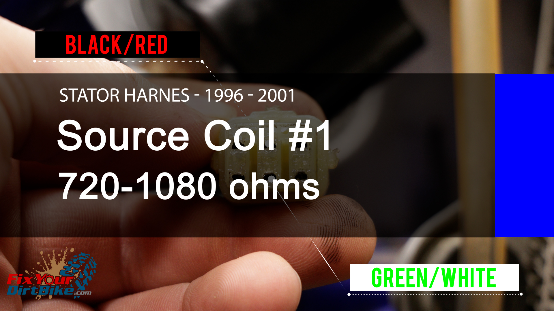 24 - 1996-2001 Source Coil 1 - 720-1080 ohms