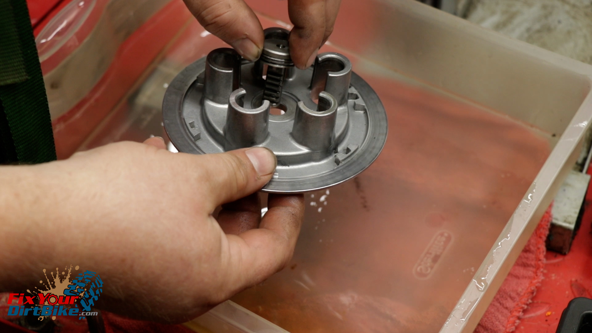 36 - Place Push Piece In Pressure Plate