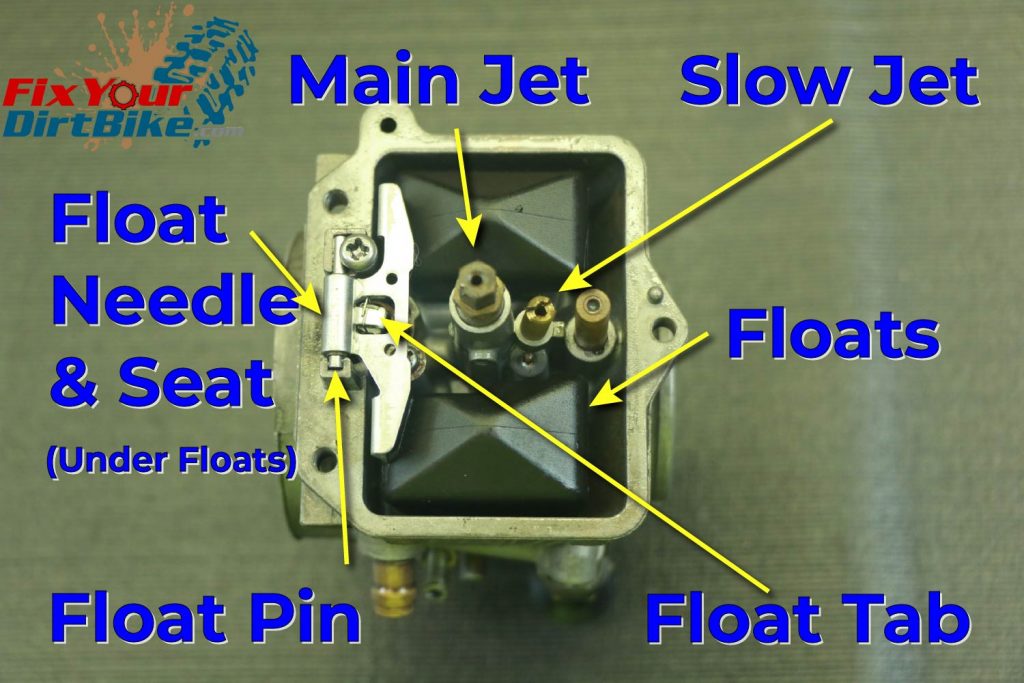 Mikuni TMX Carburetor - Main Jet Slow Jet Floats Float Tab Float Pin Float Needle And Seat Locations-50