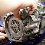 12 – Install a new gasket, and install the crankcase cover
