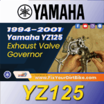 1994 – 2001 Yamaha YZ125 – Top End – Exhaust Valve Governor – Square – Thumb