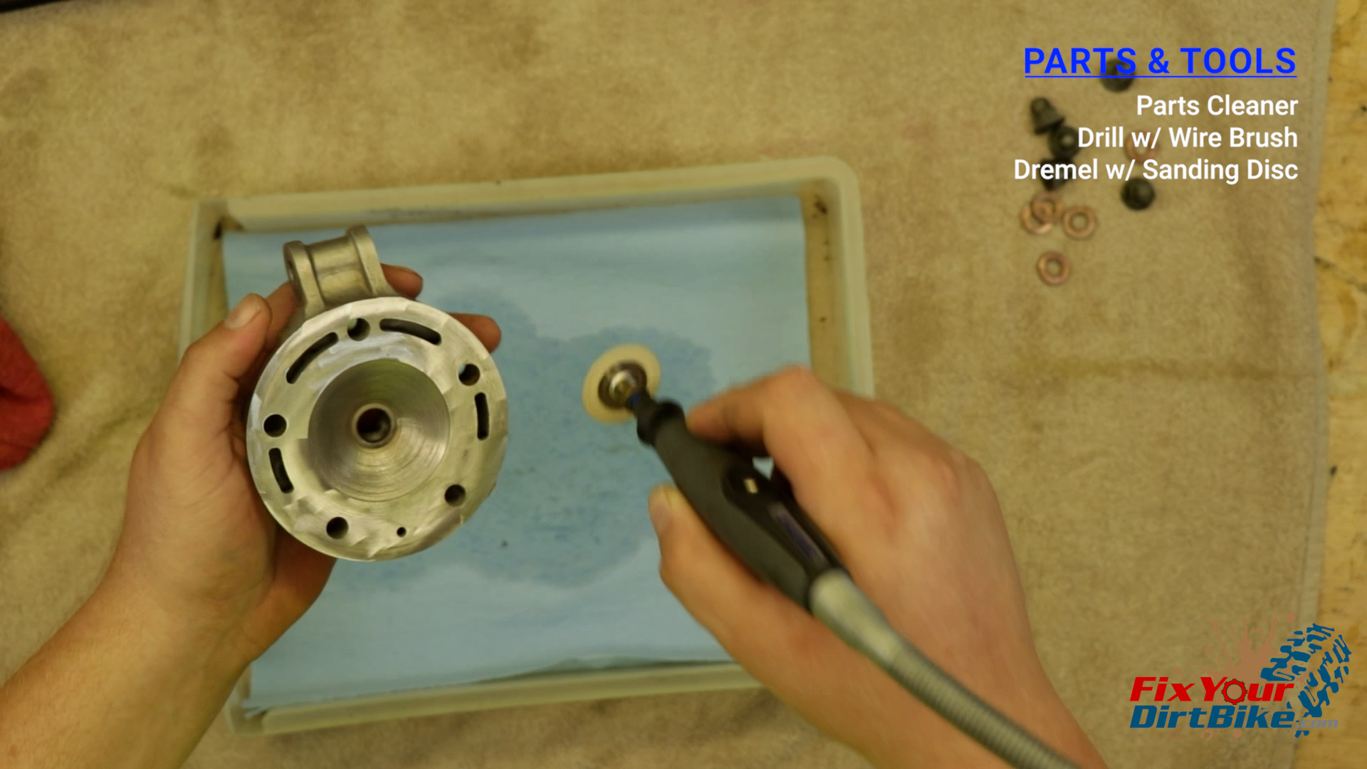 2 - You can smooth out small burs and pits with 600-grit emery paper, but be very careful, 1000th of an inch could take your head out of spec