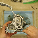 5 – Clean the pushrod bore, and check for any burs, cracks, or obvious damage