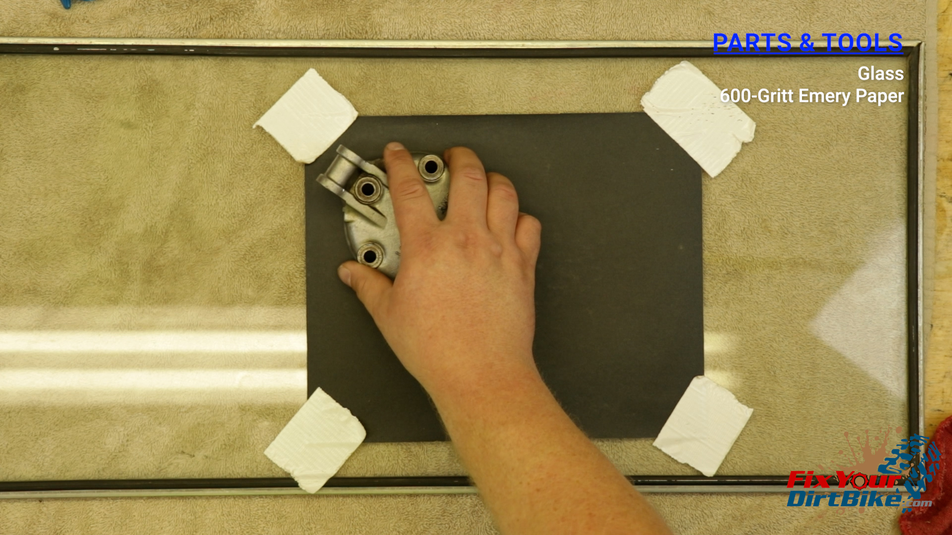 6 - You can bring your head into spec with a sheet of 600-grit emery paper and a piece of glass