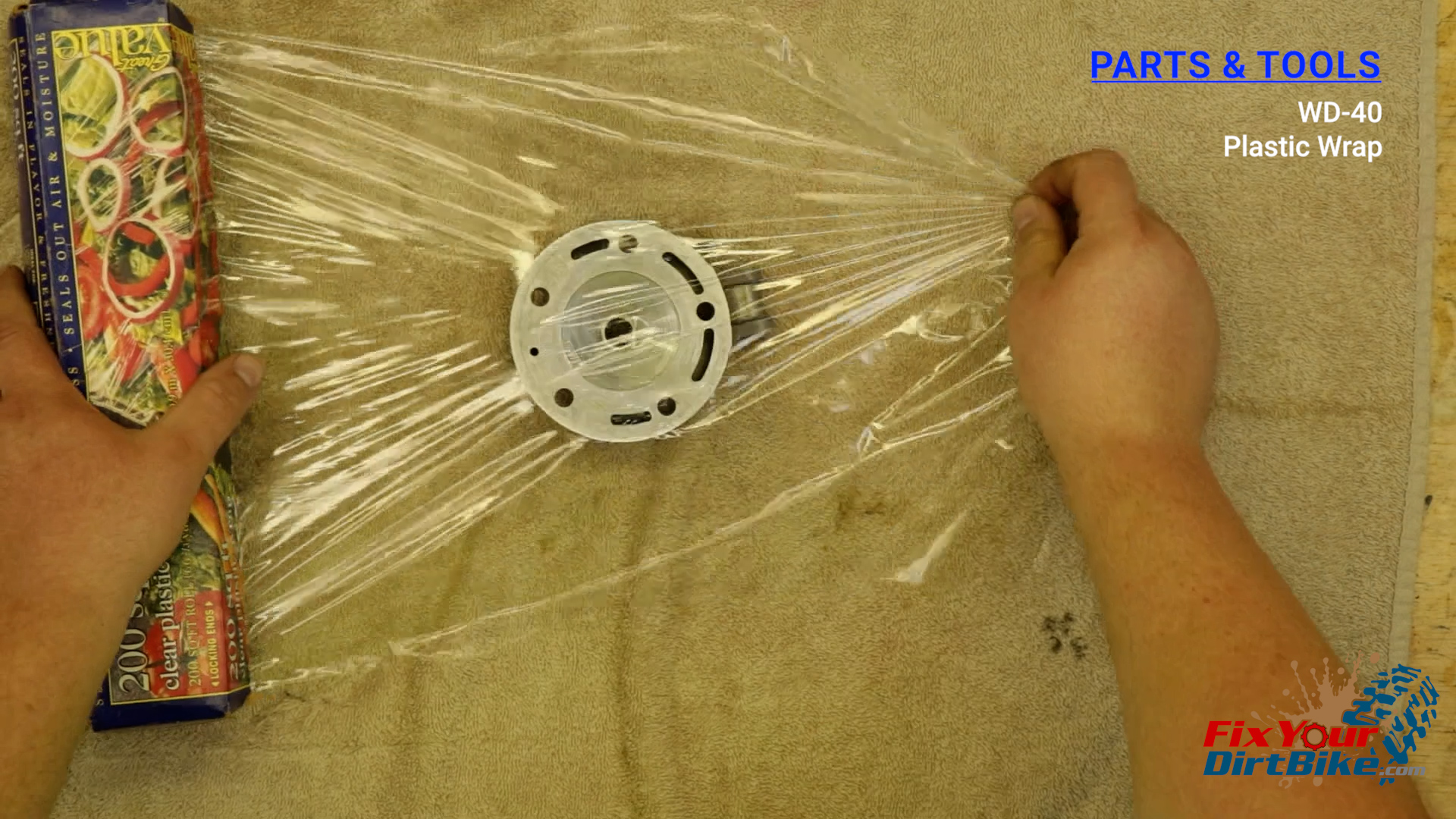 8 - If everything looks good, apply a light coat of WD-40 to avoid oxidation, and wrap your cylinder head in plastic wrap to avoid contaminants until you are ready for assembly