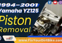 Video: 1994 – 2001 Yamaha YZ125 Piston Removal